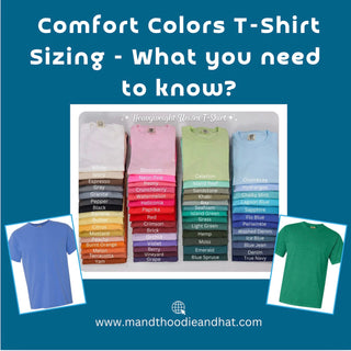Comfort Colors T-Shirts Sizing- What you need to know? 