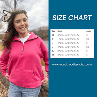 Jordy Boxy Half Zip Pullover - M & T Hoodie and Hat Co. 
