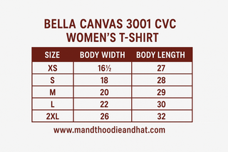 Bella Canvas T-Shirt 3001 CVC Size Chart.png