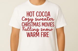 Hot Cocoa Christmas Bella T-Shirt