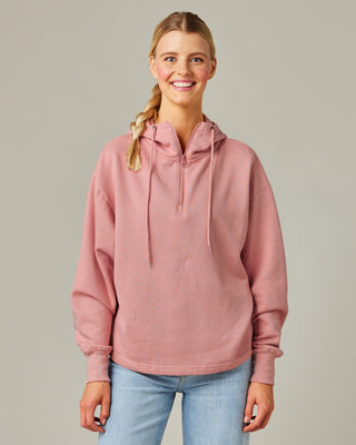 Signature series pink boxy hoodie 