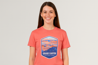 Grand Canyon National Park T-shirt on female model